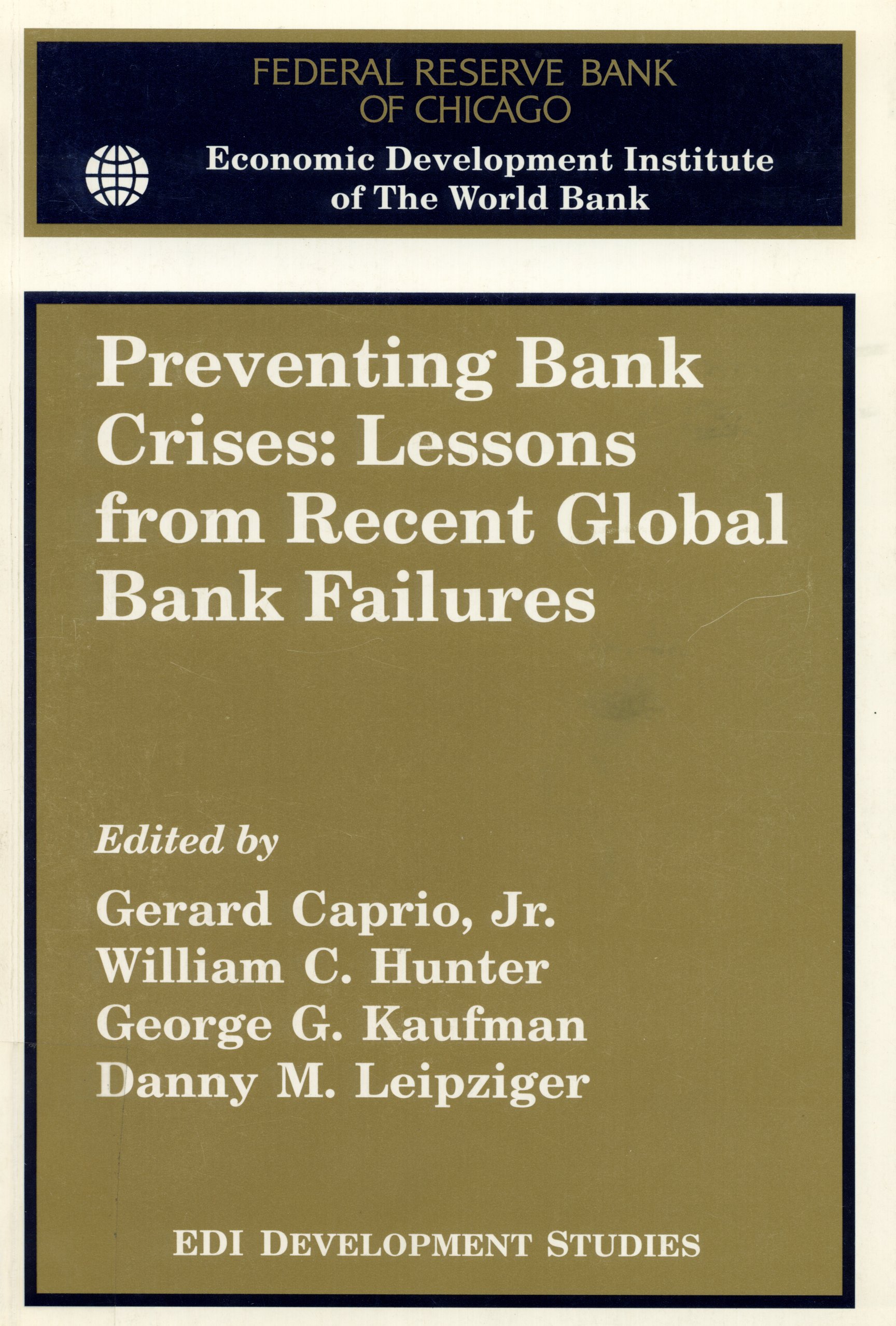 Imagen de la cubierta de Preventing bank crises