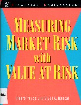 Imagen de la cubierta de Measuring market risk with value at risk