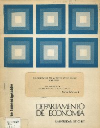 Imagen de la cubierta de El mercado de capitales en Chile 1940-1978.