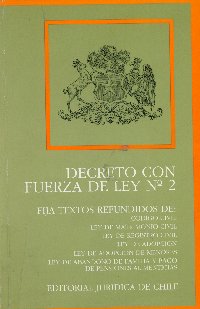 Imagen de la cubierta de Decreto con fuerza de ley N°2