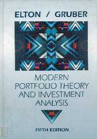 Imagen de la cubierta de Modern portfolio theory and investment analysis