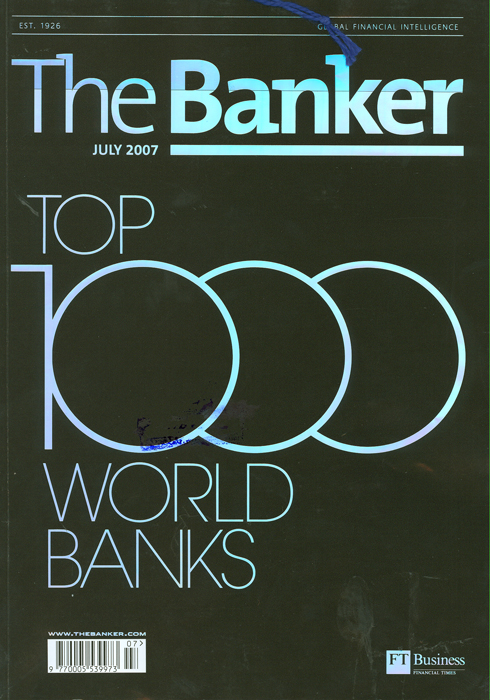 Imagen de la cubierta de Top 1000 world banks 07