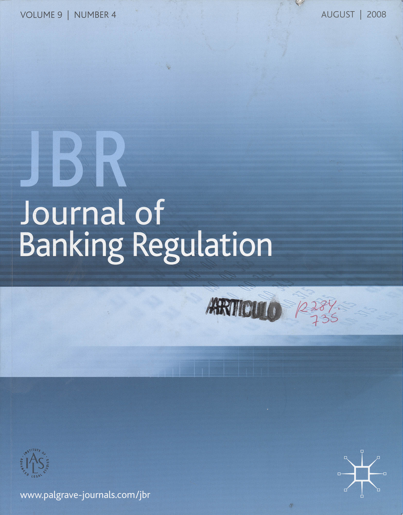 Imagen de la cubierta de Regulating risk: a measured response to the banking crisis